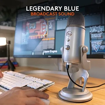 Logitech Blue Yeti USB Microphone for Streaming and Gaming