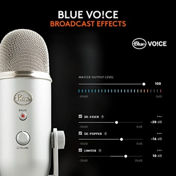 Logitech Blue Yeti USB Microphone for Streaming and Gaming