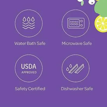 SEWANTA Wide Mouth Mason Jars 64 oz. [Set of 2] Half Gallon Mason Jars, with Airtight lids and Bands - For Fermenting Canning, Pickling - Microwave & Dishwasher Safe, Toxin Free