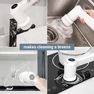 AIRSEE Electric Scrubber for Effortless Cleaner Homes