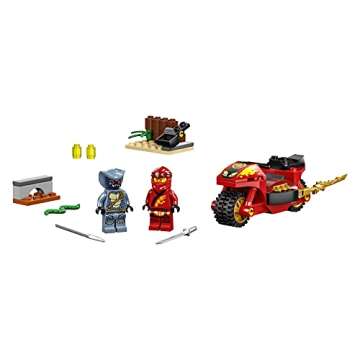 LEGO NINJAGO Legacy Kai’s Blade Cycle 71734 Ninja Motorcycle Playset Building Kit, Featuring NINJA...
