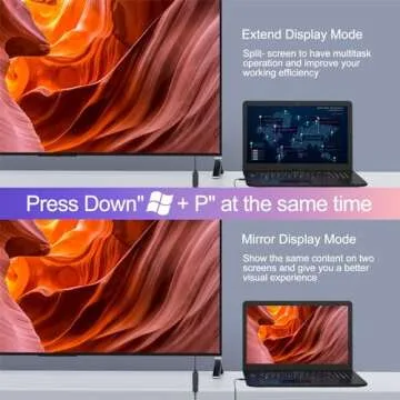 RayCue USB C to HDMI Adapter 4K - Ideal for MacBook, iPad, Phone