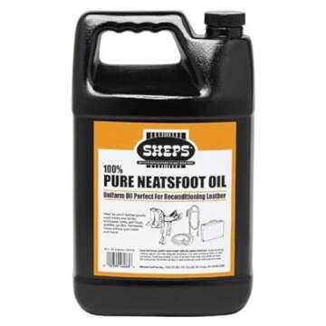 Sheps Pure Neatsfoot Oil - 8 oz Leather Reconditioner & Preserver