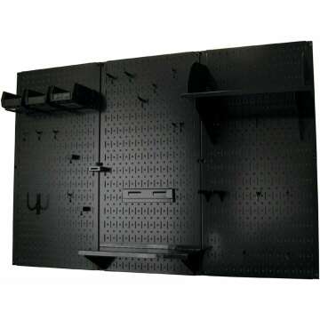 Wall Control 4 ft Metal Pegboard Organizer Kit