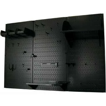 Wall Control 4 ft Metal Pegboard Organizer Kit