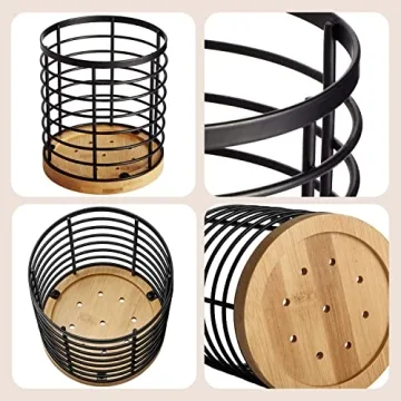 WDT Kitchen Utensil Holder - Stylish and Functional Organizer