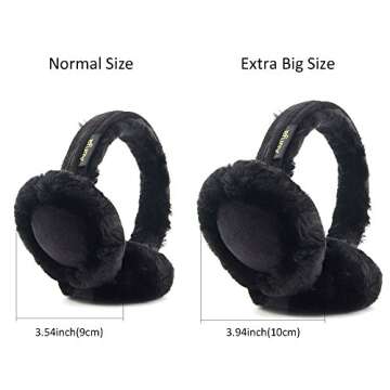 Aurya Ear Muffs - Classic Unisex Ear Warmer Winter Outdoor Earmuffs for Women