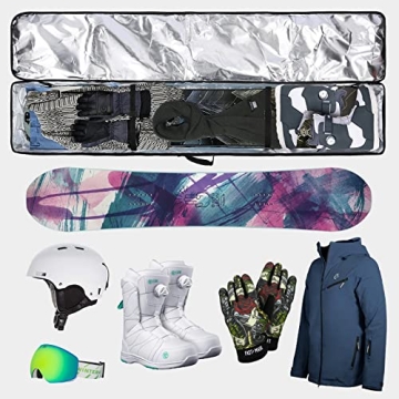 DAUSROOB Snowboard Travel Bag for Secure Transport