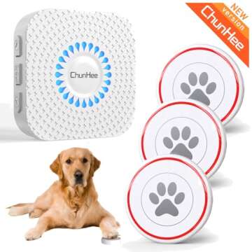 ChunHee Dog Door Bell - Dog Bells to Go Outside - Dog Bells for Potty Training - Bell for Dogs to Ri...