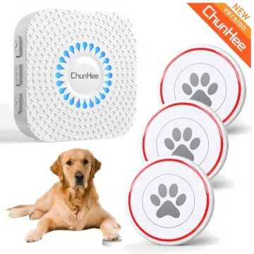ChunHee Dog Door Bell for Effortless Potty Training - Smart Touch Sensitive Doorbell for Dogs