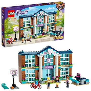 LEGO Friends Heartlake City School Building Kit with 3 Mini Figures and Classrooms