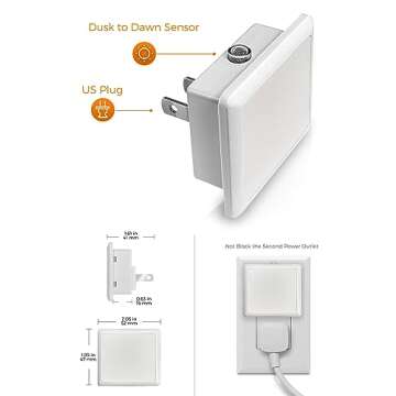 LOHAS LED Night Lights for Kids and Adults - 2-Pack