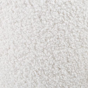 Stylish Round Sherpa Ottoman with Storage and Style