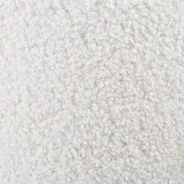 Stylish Round Sherpa Ottoman with Storage and Style