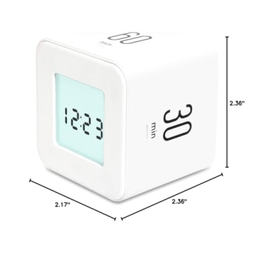 mooas Multi Cube Timer for Easy Time Management