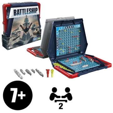 Battleship Classic Board Game for Kids Ages 7+