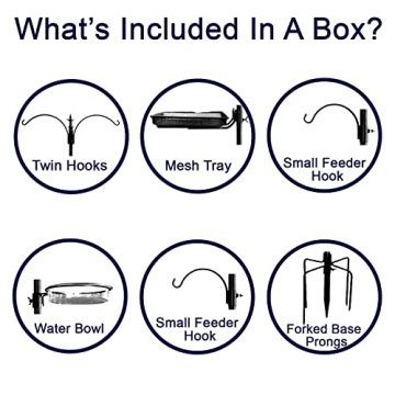 Ashman Premium Bird Feeding Station Kit for Garden