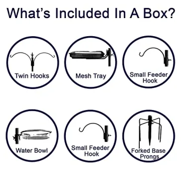 Ashman Premium Bird Feeding Station Kit for Garden