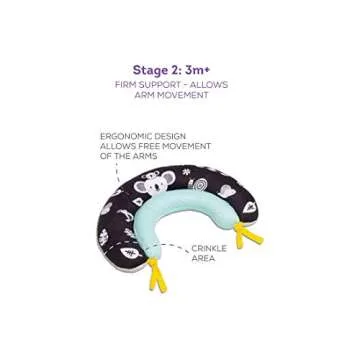 Taf Toys 2 in 1 Tummy-Time Soft Infant Pillow