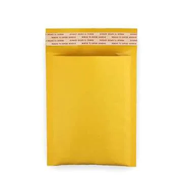 EcoSwift 10 Size #0000 4x6 Small Kraft Bubble Mailers Self Sealing Bulk Padded Shipping Supplies Packaging Materials Envelopes Bags 4 x 6 inches