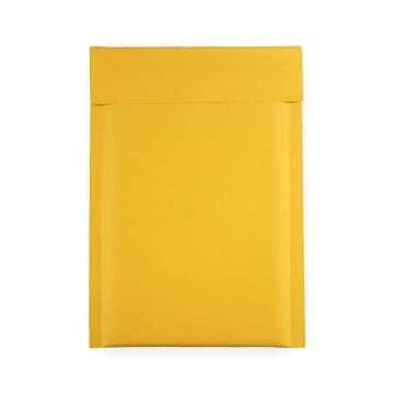 EcoSwift 10 Size #0000 4x6 Small Kraft Bubble Mailers Self Sealing Bulk Padded Shipping Supplies Packaging Materials Envelopes Bags 4 x 6 inches