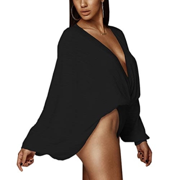 Stylish Deep V-Neck Bodysuit for Every Occasion