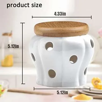 MEKBOK Garlic Keeper: Stylish & Functional Storage