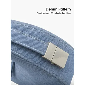 Stylish DONNAIN Denim Suede Hobo Handbag for Women