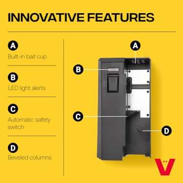 Victor M250BSR-2 Indoor Electronic Humane Mouse Trap - No Touch, No See Electric Mouse Trap - 2 Pack