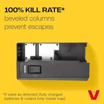 Victor M250BSR-2 Indoor Electronic Humane Mouse Trap - No Touch, No See Electric Mouse Trap - 2 Pack