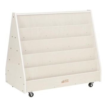 ECR4Kids Double-Sided Mobile Bookcase for Kids