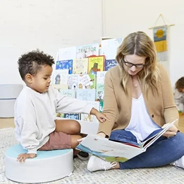 ECR4Kids Double-Sided Mobile Bookcase for Kids