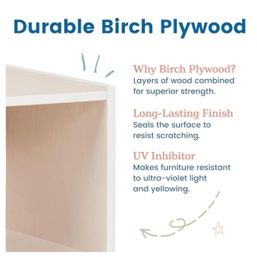 ECR4Kids Double-Sided Mobile Bookcase for Kids