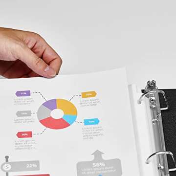 Top Loading 2.4 Mil Clear Sheet Protectors for Documents