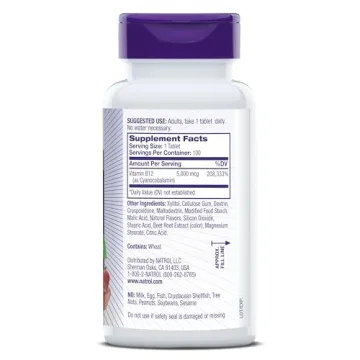 Natrol B12 Fast Dissolve Tablets for Energy Support