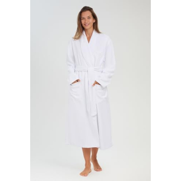 Luxurious MONARCH Plush Lined Microfiber Bath Robe for All
