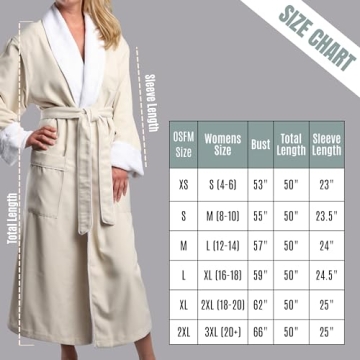 Luxurious MONARCH Plush Lined Microfiber Bath Robe for All