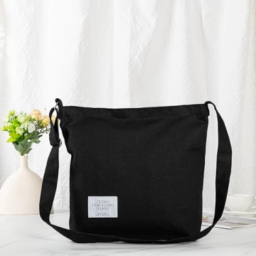 Covelin Women's Retro Canvas Shoulder Bag - Stylish & Spacious