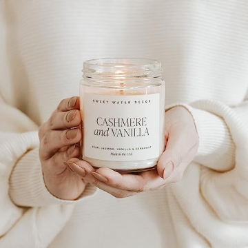 Cashmere and Vanilla Soy Candle - 9oz Luxe Aroma
