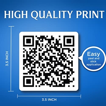 Bliss Monkey Co. Rick Roll QR Code Sticker Set for Fun