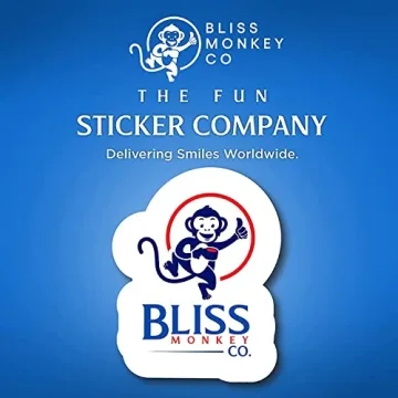 Bliss Monkey Co. Rick Roll QR Code Sticker Set for Fun