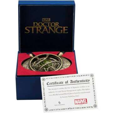 Marvel Doctor Strange Eye of Agamotto Necklace