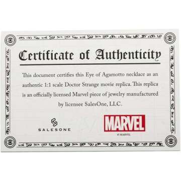 Marvel Doctor Strange Eye of Agamotto Necklace