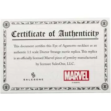 Marvel Doctor Strange Eye of Agamotto Necklace