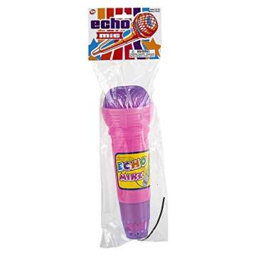Rhode Island Novelty 10 Inch Echo Microphone, Single Unit, Assorted