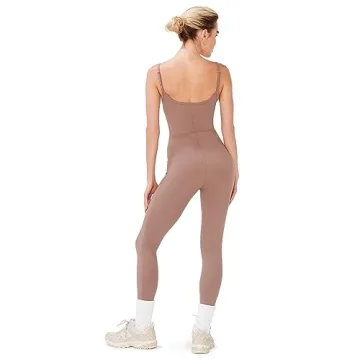 KUT & SO Yoga Bodysuit Spaghetti Straps Workout Jumpsuit