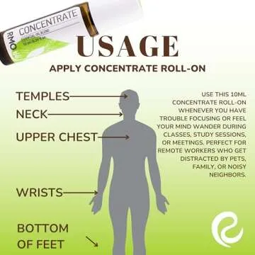 Rocky Mountain Oils - Concentrate Roll On Essential Oil Blend 10 ml - Pure Essential Oils - RMO Kids Line