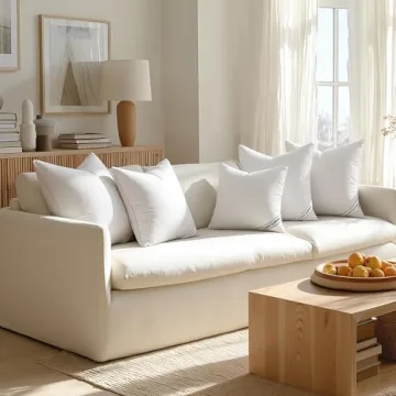 MIULEE 18x18 Inch Pillow Inserts for Comfort and Support