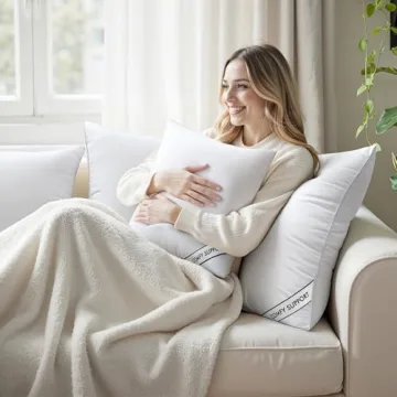 MIULEE 18x18 Inch Pillow Inserts for Comfort and Support