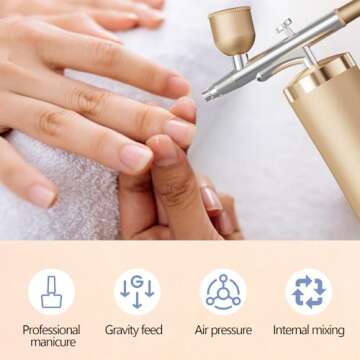 Premium Airbrush Kit with Compressor 48PSI for All Art Needs